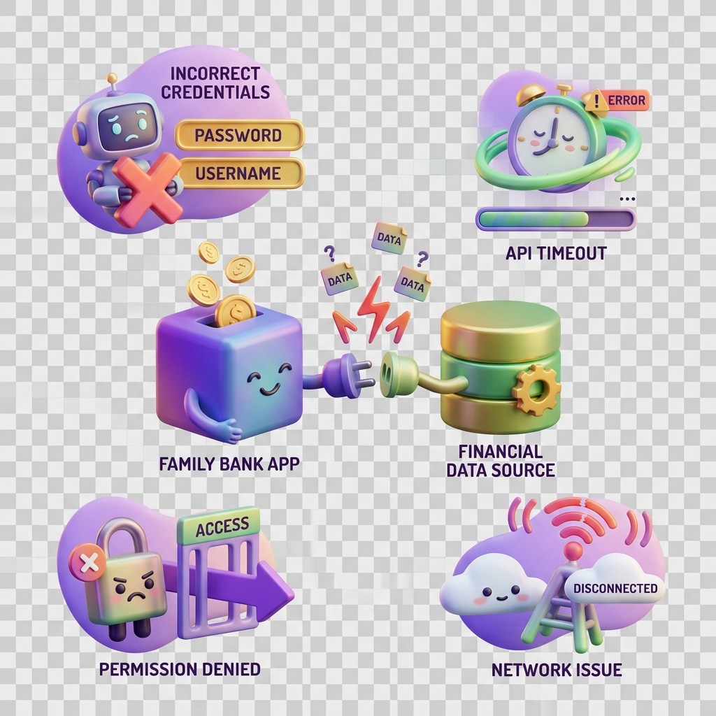 Why an integration connection fails